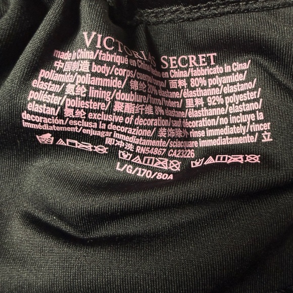 Victoria's Secret Cheetah Bikini Top 36D Black Bottom L Beach 2 Piece String Y2K - Picture 8 of 10